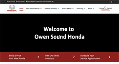 Desktop Screenshot of owensoundhonda.on.ca